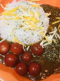レトルト●簡単バジル風味のチーズカレー-レシピのメイン写真