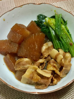 大根と豚バラ肉の味噌煮-レシピのメイン写真