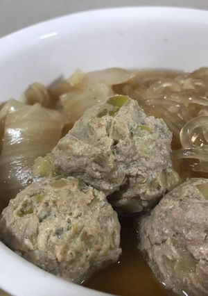 ぽかぽか〜♫肉団子と白菜の春雨スープ-レシピのメイン写真
