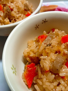 ☆レンコンのきんぴらをリメイク☆五目ご飯-レシピのメイン写真