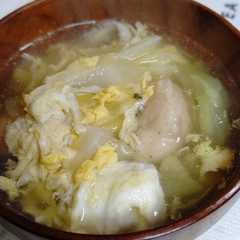 小腹がすいたら鶏ささみスープ-レシピのメイン写真