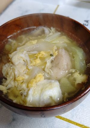 小腹がすいたら鶏ささみスープ-レシピのメイン写真