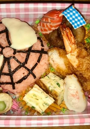 キャラ弁❤スパイダーマン-レシピのメイン写真