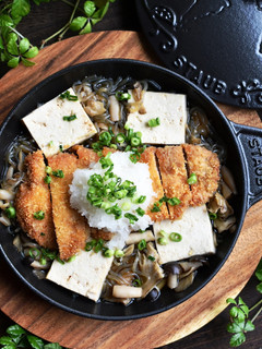堅豆腐ときのこのカツ煮込み☆-レシピのメイン写真