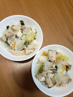 手抜き!!大根と鶏肉のおなべ?-レシピのメイン写真