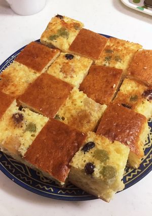 簡単！HMで甘納豆ケーキ-レシピのメイン写真