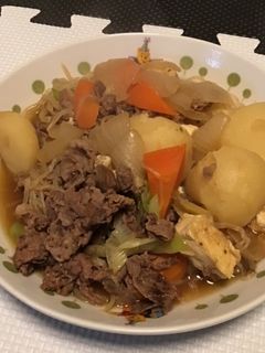 肉じゃが すき焼き風-レシピのメイン写真