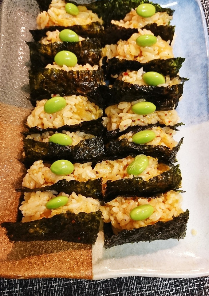 ちょいつまみキムチ韓国のりご飯-レシピのメイン写真