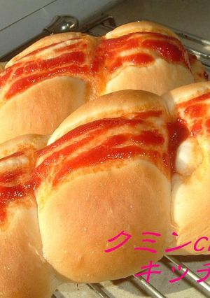 ソーセージ巻きパン　～中力粉で～-レシピのメイン写真