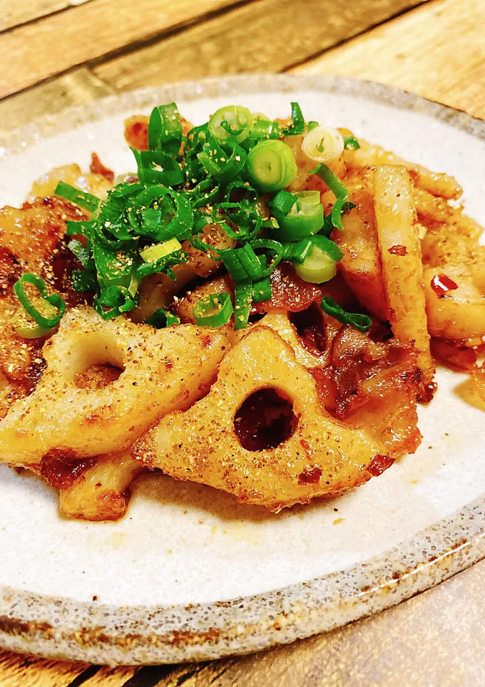 こく旨！れんこんと豚肉のピリ辛炒め-レシピのメイン写真