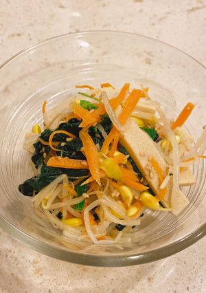 簡単常備菜☆高野豆腐と野菜のナムル-レシピのメイン写真