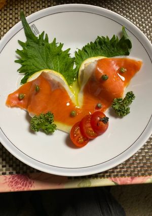 タラモサラダの　紅白布団-レシピのメイン写真