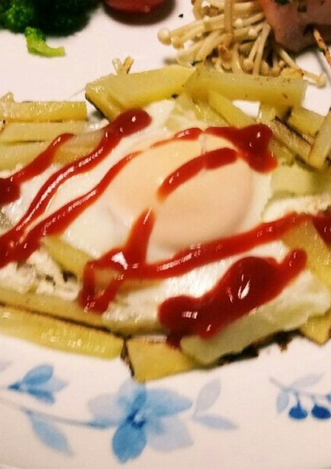 ジャガイモ❗巣籠もり風✨目玉焼き✨☺⛄☕-レシピのメイン写真