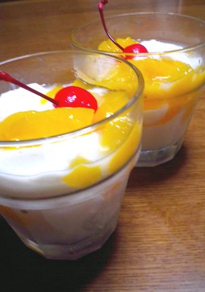 我が家の定番♪ぷるんぷるんの杏仁豆腐♪-レシピのメイン写真