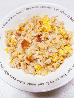 簡単!ツナと梅の和風チャーハン-レシピのメイン写真