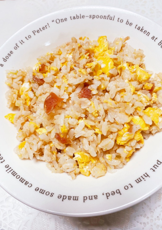 簡単！ツナと梅の和風チャーハン-レシピのメイン写真