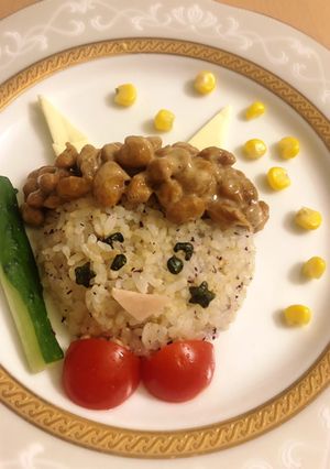 超時短！家にあるもので節分オニごはん-レシピのメイン写真