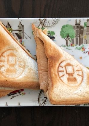ベーコン・ほうれん草・チーズホットサンド-レシピのメイン写真