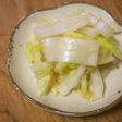 白菜・かぶの酢の物♪冬に食べれば甘く美味