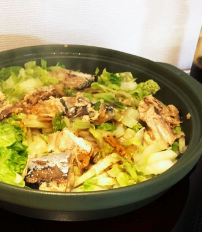 2ステップ！簡単★白菜と鯖缶の蒸し煮-レシピのメイン写真