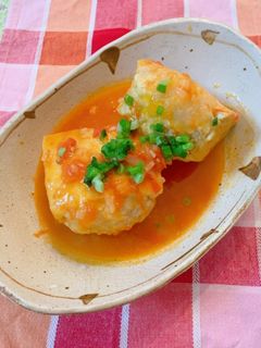厚揚げの肉詰め-レシピのメイン写真