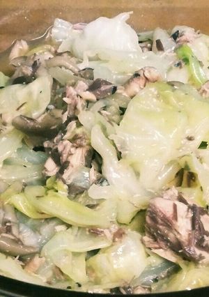 超簡単！│サバ缶とキャベツのレンチン-レシピのメイン写真