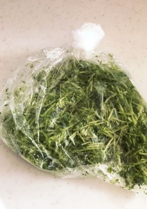 ズボラさん向け豆苗の冷凍保存法-レシピのメイン写真