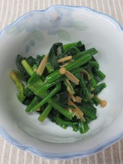 ほうれん草のなめたけ和え-レシピのメイン写真