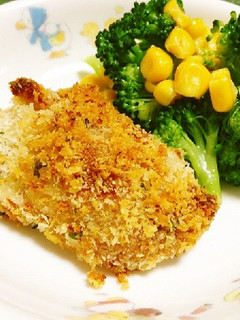 保育園給食★イタリアのミラノ風チキン-レシピのメイン写真