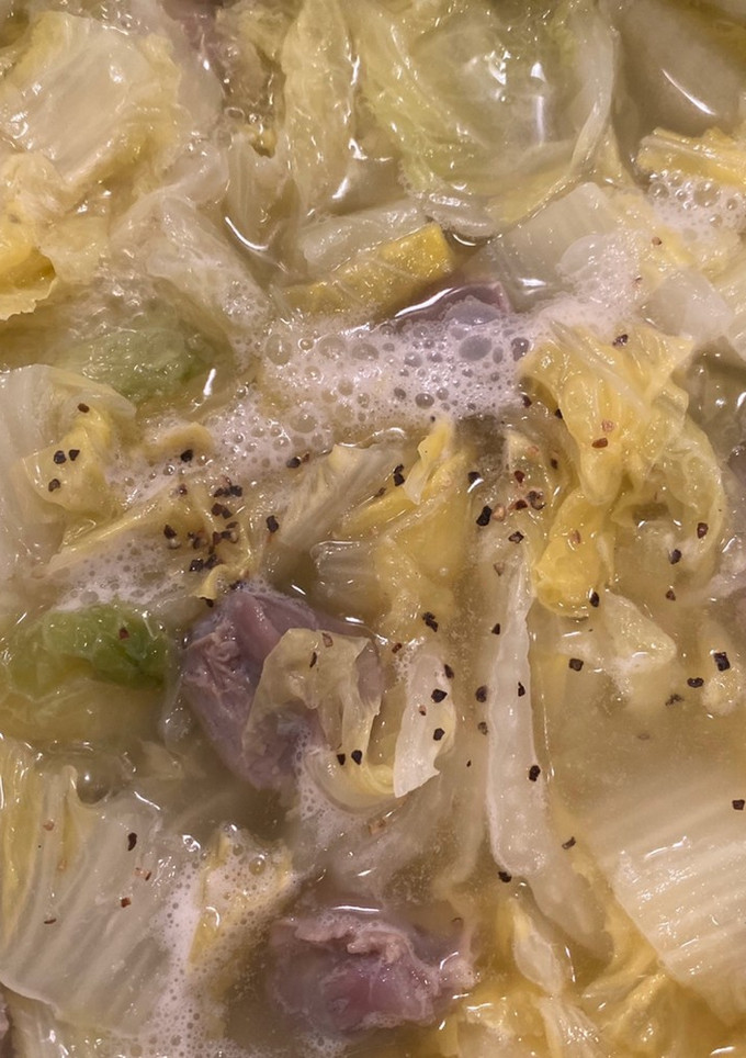 砂ずりと白菜のスープ-レシピのメイン写真