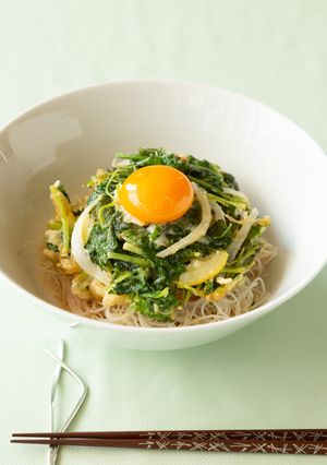 新感覚♪パクチーかき揚げビーフン-レシピのメイン写真
