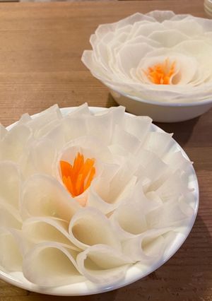 お鍋の具材にプラス＊華やかなスライス大根-レシピのメイン写真