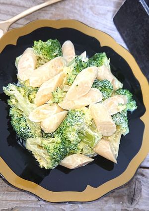 ブロッコリーとチーカマのマヨネーズ和え-レシピのメイン写真
