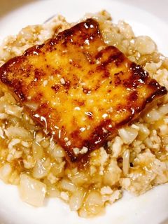 簡単!菊芋とりそぼろあんかけ豆腐-レシピのメイン写真