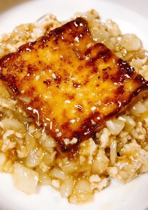 簡単！菊芋とりそぼろあんかけ豆腐-レシピのメイン写真
