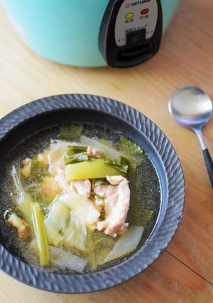 【大同電鍋】鶏と青梗菜のスープ-レシピのメイン写真