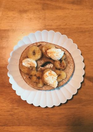 バナナクリームチーズのベーグル-レシピのメイン写真