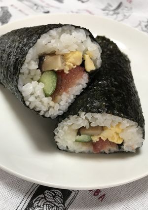 鹿部たらこ恵方巻-レシピのメイン写真
