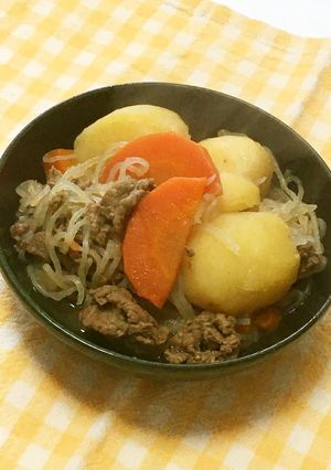 我が家の定番☆肉じゃが〜冬バージョン-レシピのメイン写真