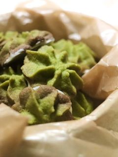 さっくり*.✽抹茶の絞り出しクッキー◌-レシピのメイン写真