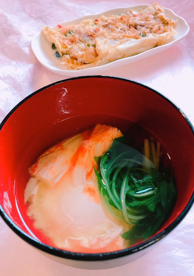 半熟卵のお吸い物-レシピのメイン写真
