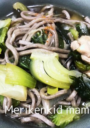 ★青梗菜大量消費★鶏と青梗菜のそば-レシピのメイン写真