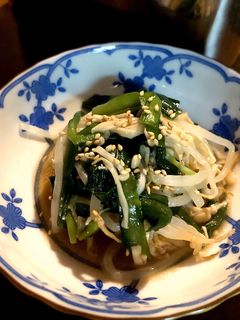 ニラともやしとえのきの和え物-レシピのメイン写真