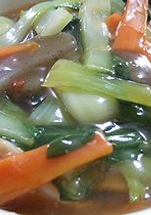 青梗菜・むね肉・こんにゃく♪和風うま煮-レシピのメイン写真