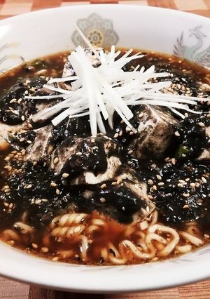 胡麻増量アレンジ♡黒胡麻婆豆腐ラーメン-レシピのメイン写真