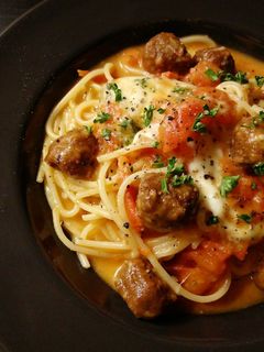 プロ直伝!ミートボールのチーズパスタ-レシピのメイン写真