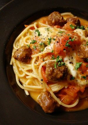 プロ直伝！ミートボールのチーズパスタ-レシピのメイン写真