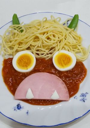 節分 鬼パスタ-レシピのメイン写真