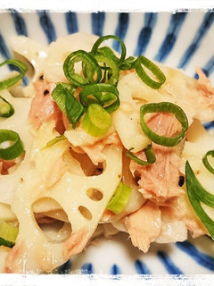 れんこんとツナのうま塩サラダ-レシピのメイン写真