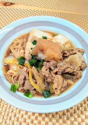 かんたん！おふくろの味！牛すき鍋-レシピのメイン写真